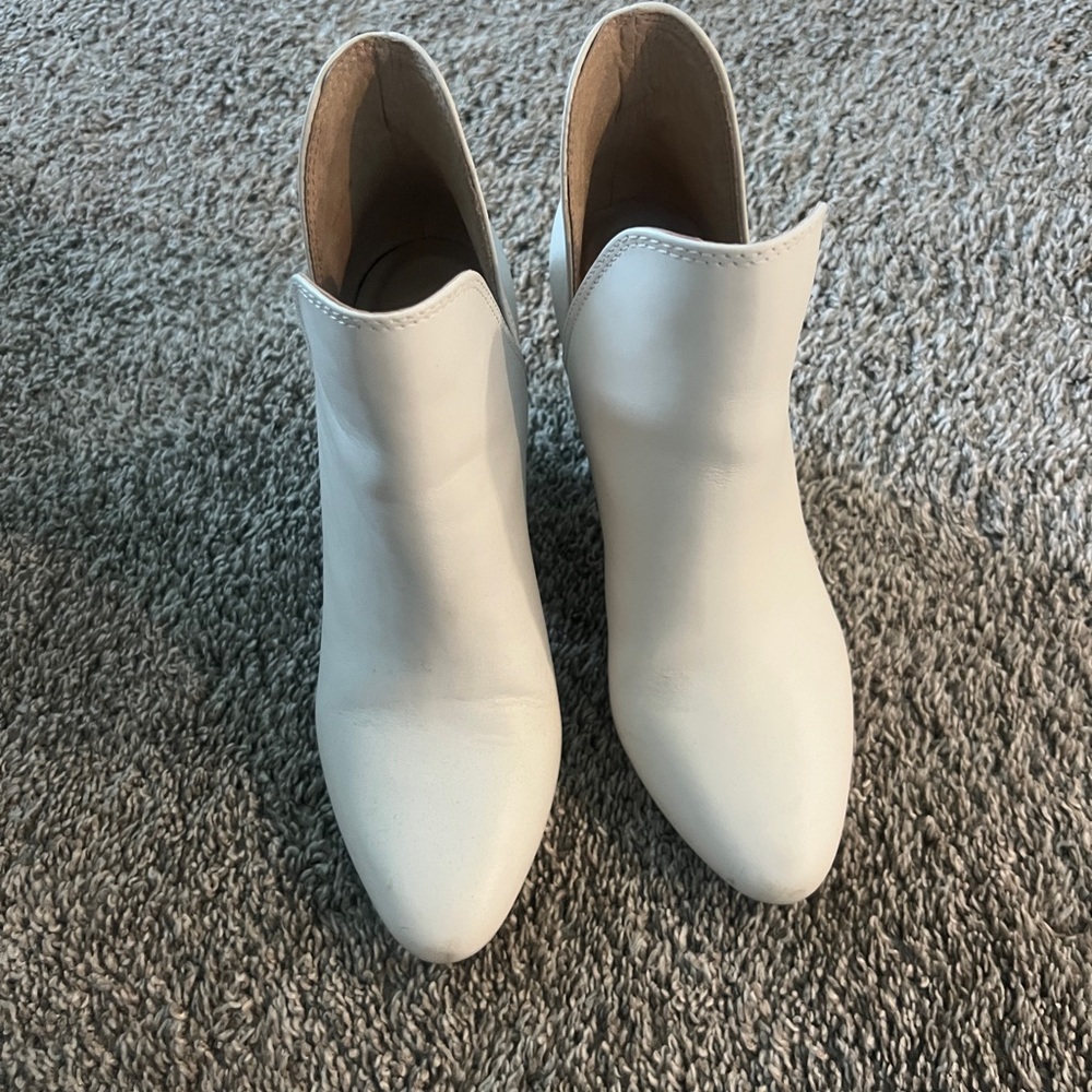 White Ankle Boots